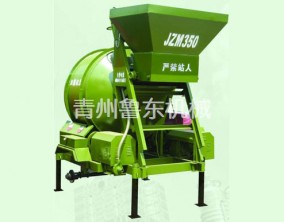 JZM350爬斗上料攪拌機